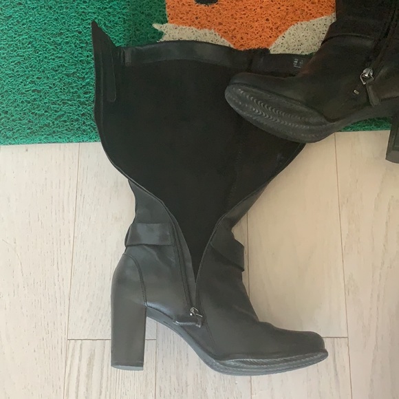 Ecco tall leather boots - Size 37 - Picture 3 of 5